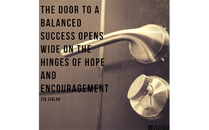 The door to a Balanced Success opens wide